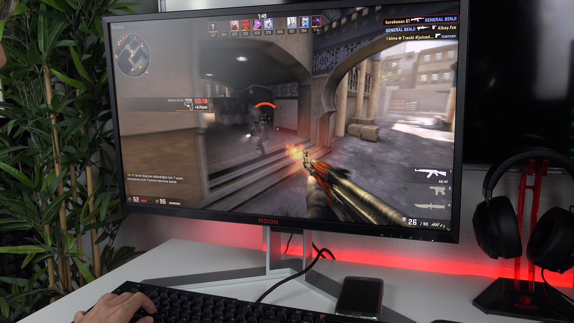 AOC AGON AG271QX incelemesi 'Testler en hızlılarından biri diyor'