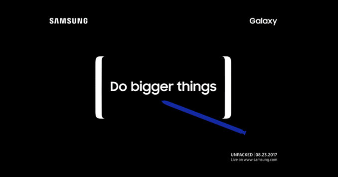 Resmi: Samsung Galaxy Note 8, 23 Ağustos'ta tanıtılıyor