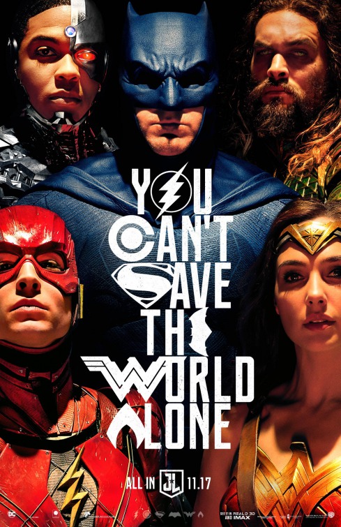 Justice League'den 4 dakikalık yeni fragman ve poster