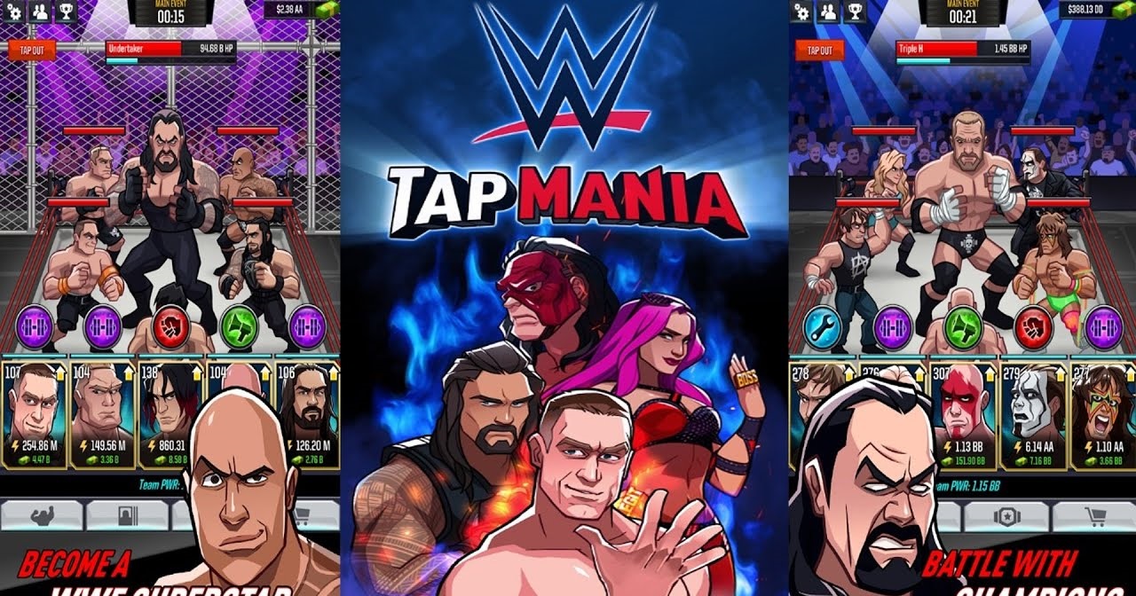 WWE Tap Mania indirmeye sunuldu
