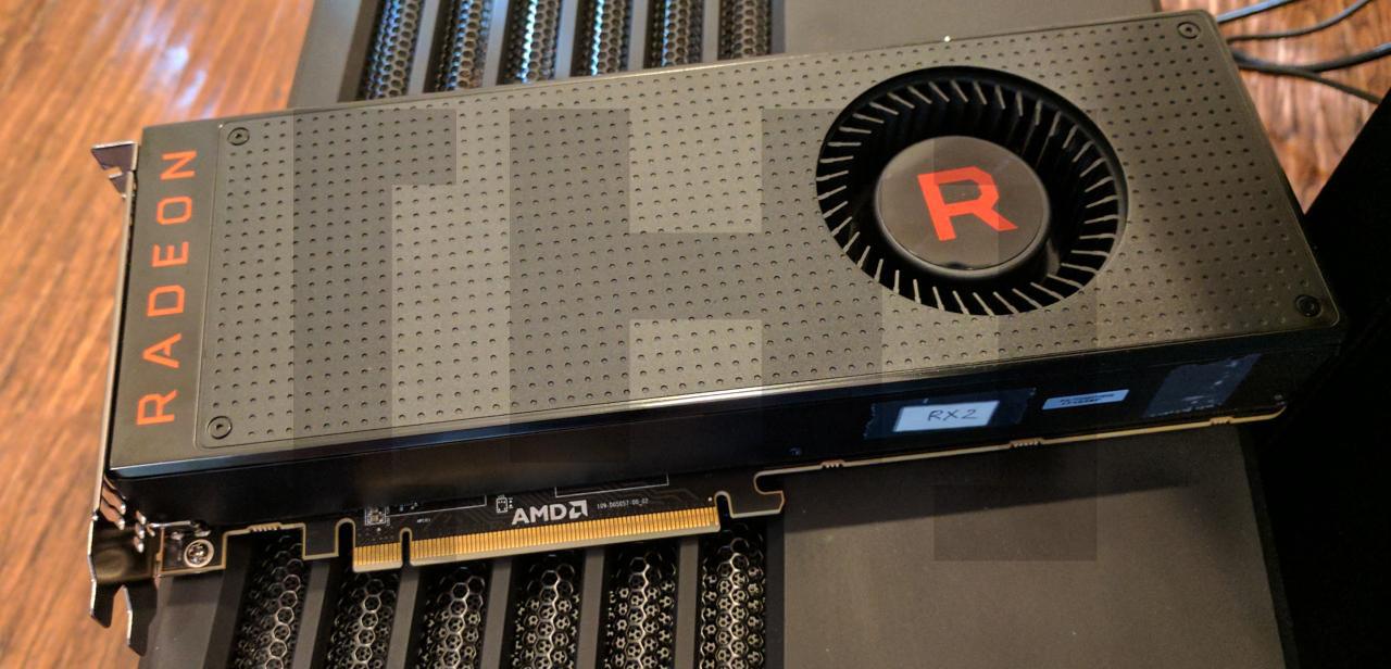 Referans tasarım RX Vega kartı görüntülendi