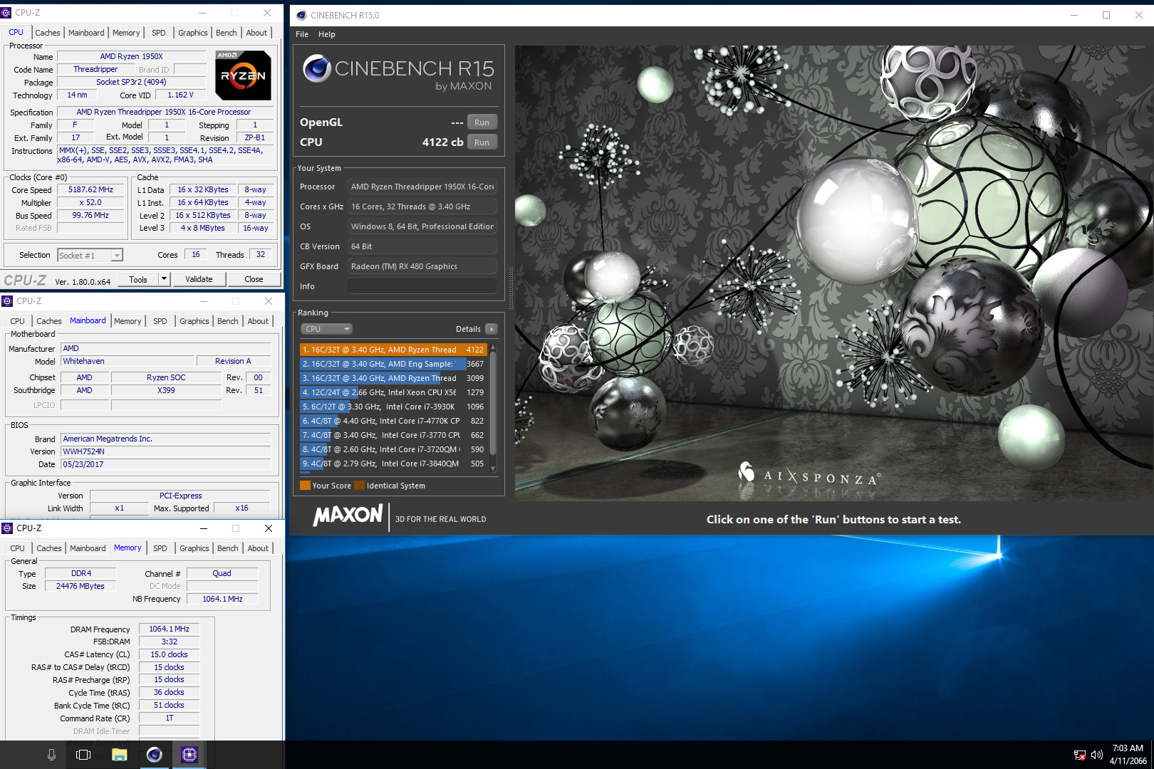 AMD'nin 16 çekirdekli Ryzen Threadripper işlemcisi 5.2GHz'e yükseltildi