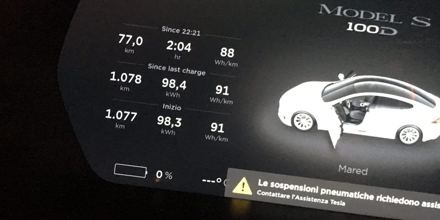 Tesla Model S P100D ile 1000 km üzeri menzil rekoru kırıldı