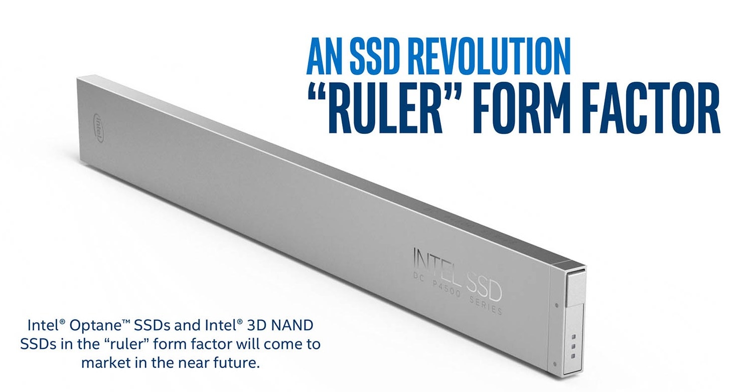 Intel’den devrim: Cetvel tipi SSD sürücüler
