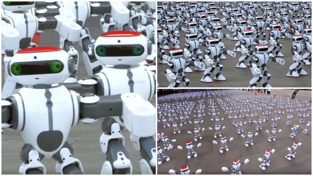 1.069 robot aynı anda dans ederek yeni bir Guinness Dünya Rekoru kırdı