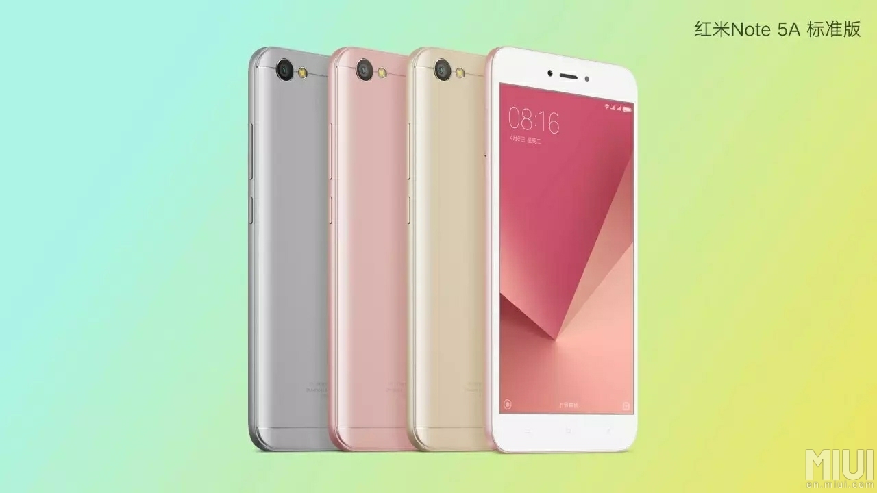 Xiaomi Redmi Note 5A resmiyet kazandı