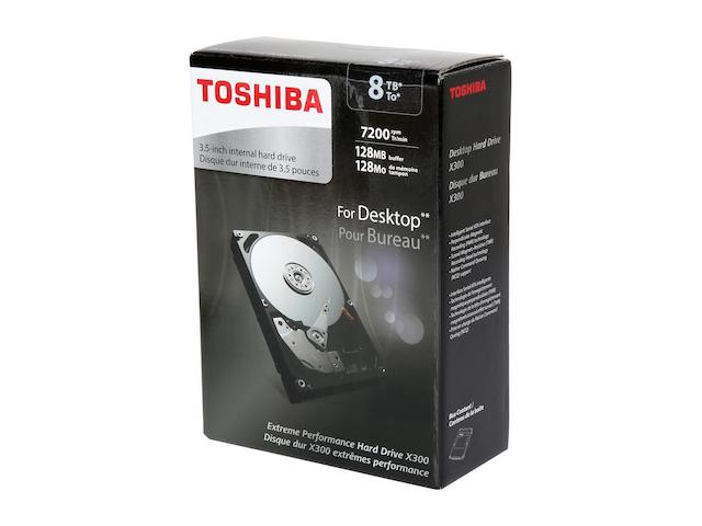 Toshiba'dan oyuncular ve profesyoneller için 8TB'lık sabit disk