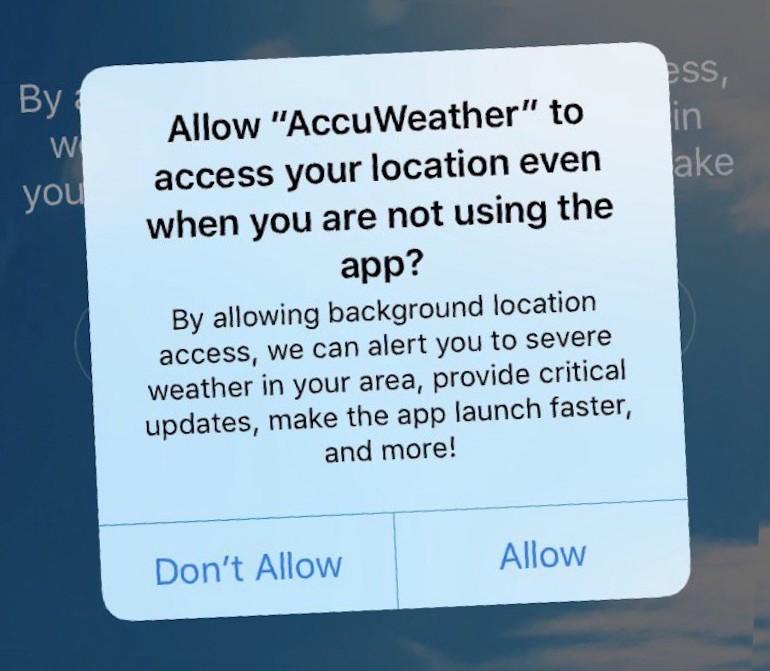 AccuWeather uygulamasının konum bilgilerini izinsiz sattığı anlaşıldı