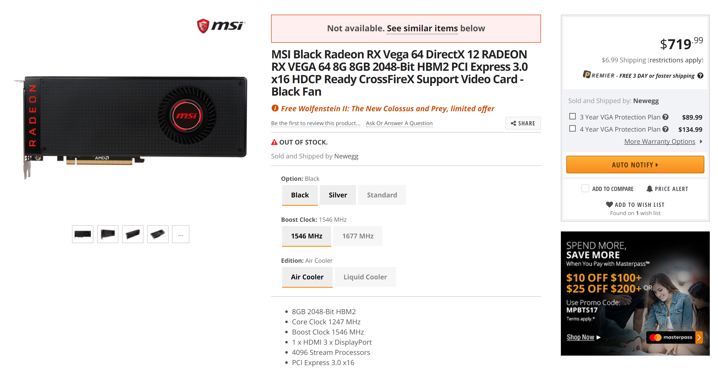 RX Vega 64 fiyatları GTX 1080 Ti’ı geçti!
