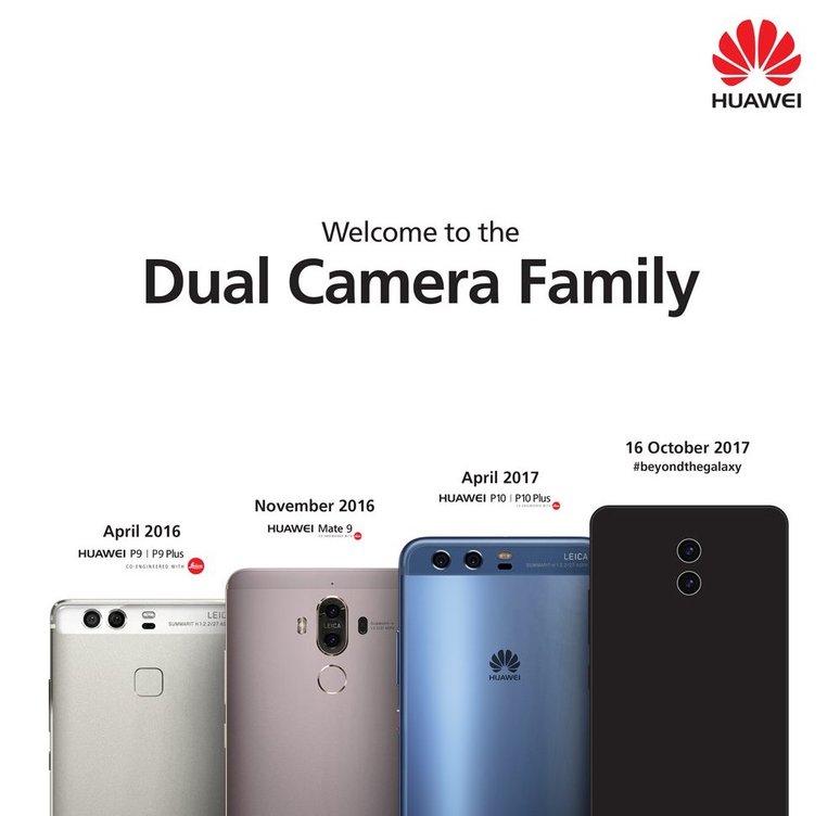 Huawei'den Samsung'a gönderme: Çift kamera ailesine hoşgeldiniz!