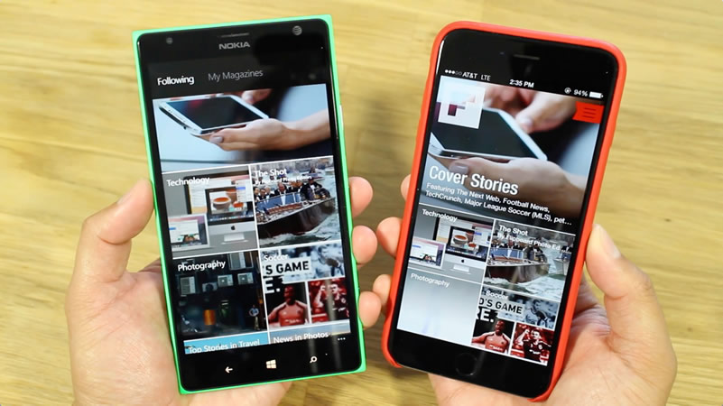 Windows telefonlara son darbe Flipboard'dan geldi