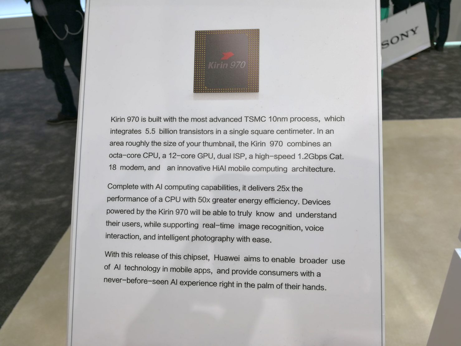 Huawei Kirin 970 duyuruldu