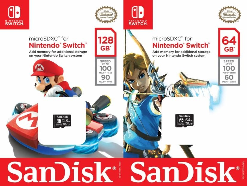 SanDisk’ten Nintendo Switch için özel microSD kartlar