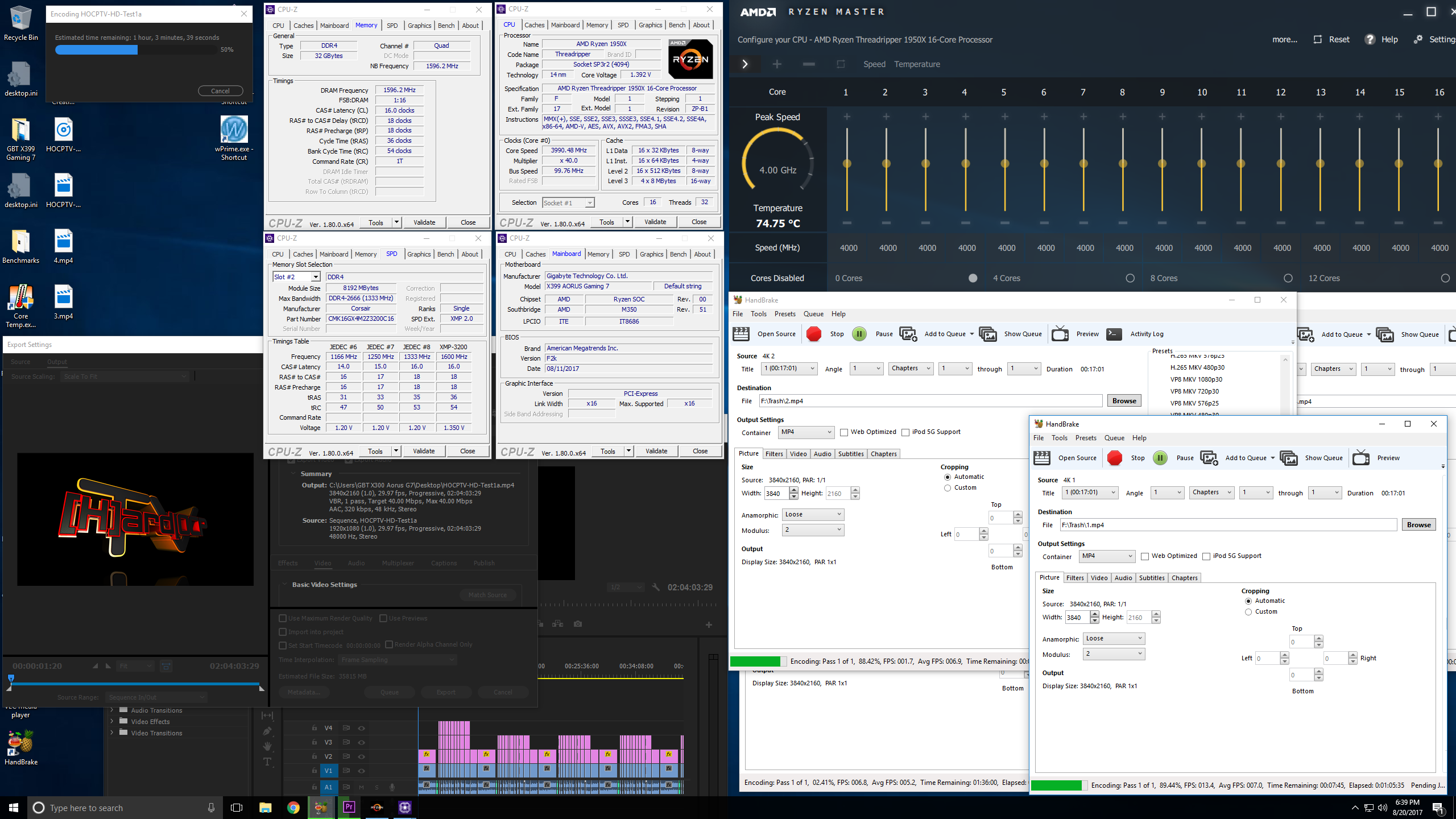 Ryzen Threadripper 1950X 4.0 GHz’de Blender testine girdi:İşte sonuçlar