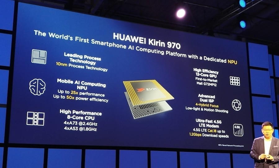 Huawei, Kirin 970 ile iPhone 8'i gölgede bırakacağına inanıyor