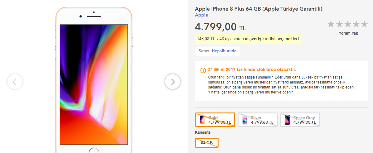 iPhone 8, ülkemizde bazı noktalarda ön siparişe açıldı