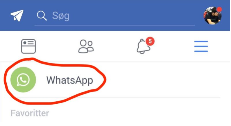 Facebook, ana uygulamasında WhatsApp butonunu test ediyor