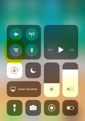 iOS11'de Wi-Fi ve Bluetooth Neden Denetim Merkezinden Kapatılamıyor?