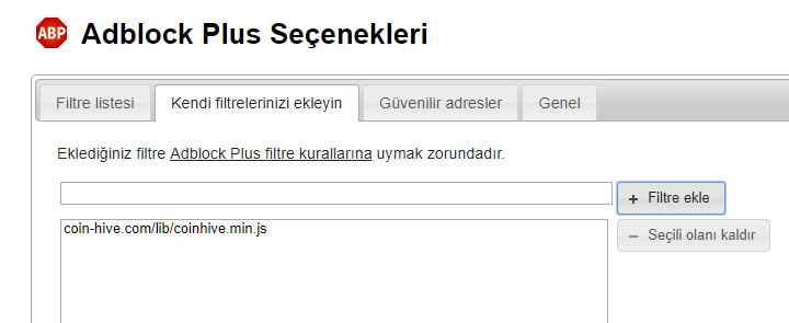 Adblock Plus kripto para madenciliğine savaş açtı
