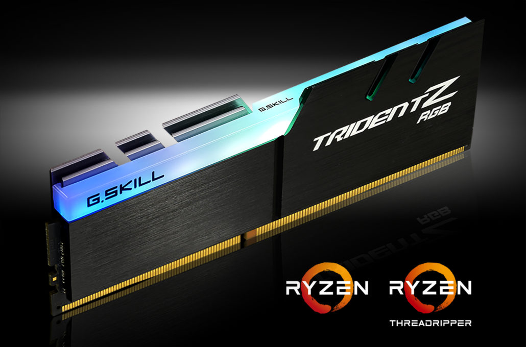 G.Skill’den AMD Ryzen ve Threadripper işlemciler için DDR4 bellek kitleri