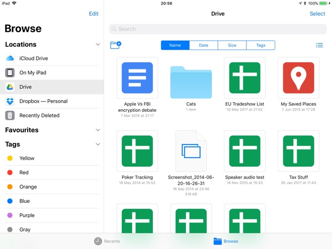 iOS 11'in Dosyalar uygulamasına Google Drive entegrasyonu geldi