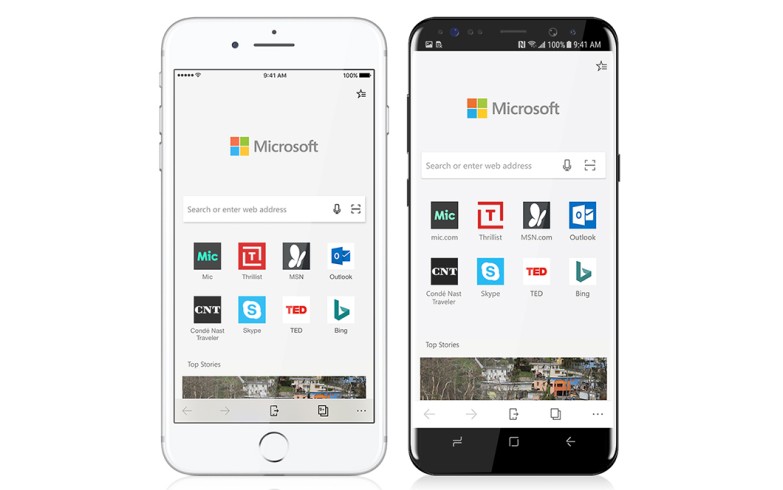 Microsoft Edge sonunda iOS ve Android'e geldi