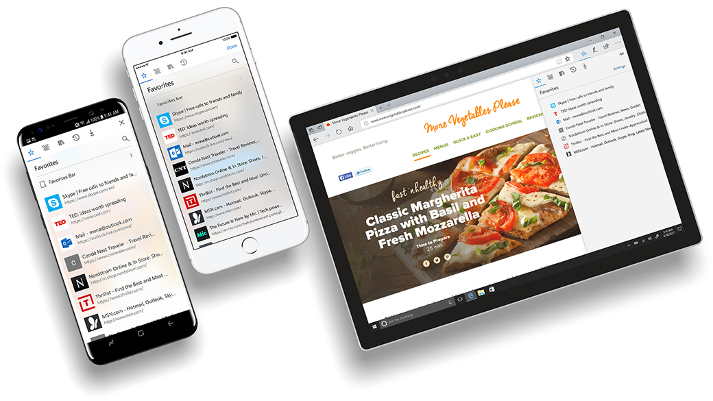 Microsoft Edge sonunda iOS ve Android'e geldi