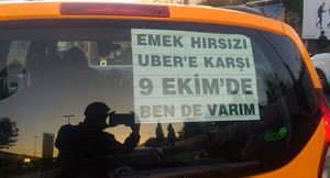 Taksiciler Pazartesi Gunu Uber I Protesto Edecek
