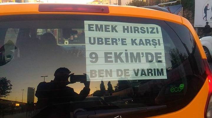 Taksiciler Pazartesi günü Uber’ı protesto edecek