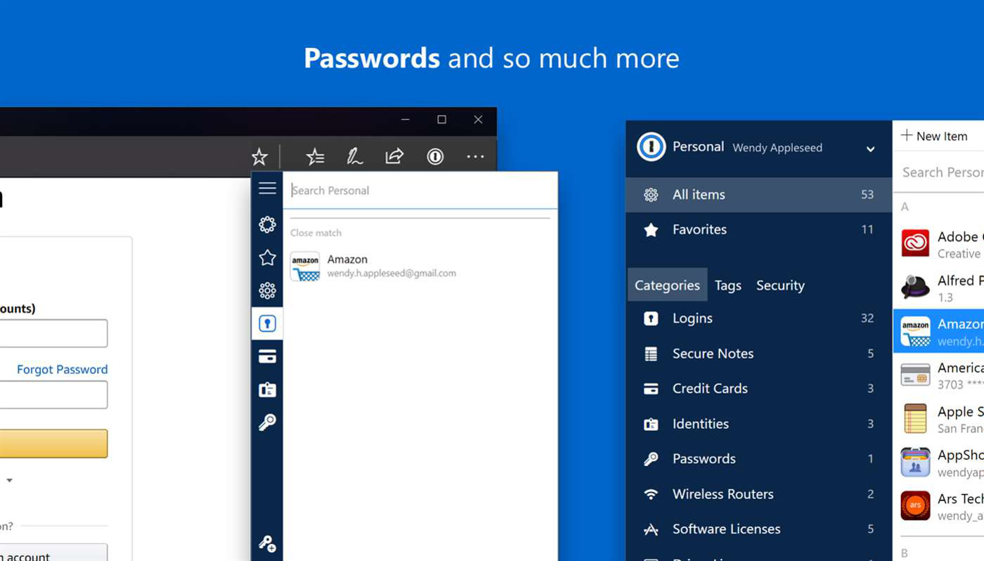 1Password eklentisi Microsoft Edge tarayıcısı için yayınlandı