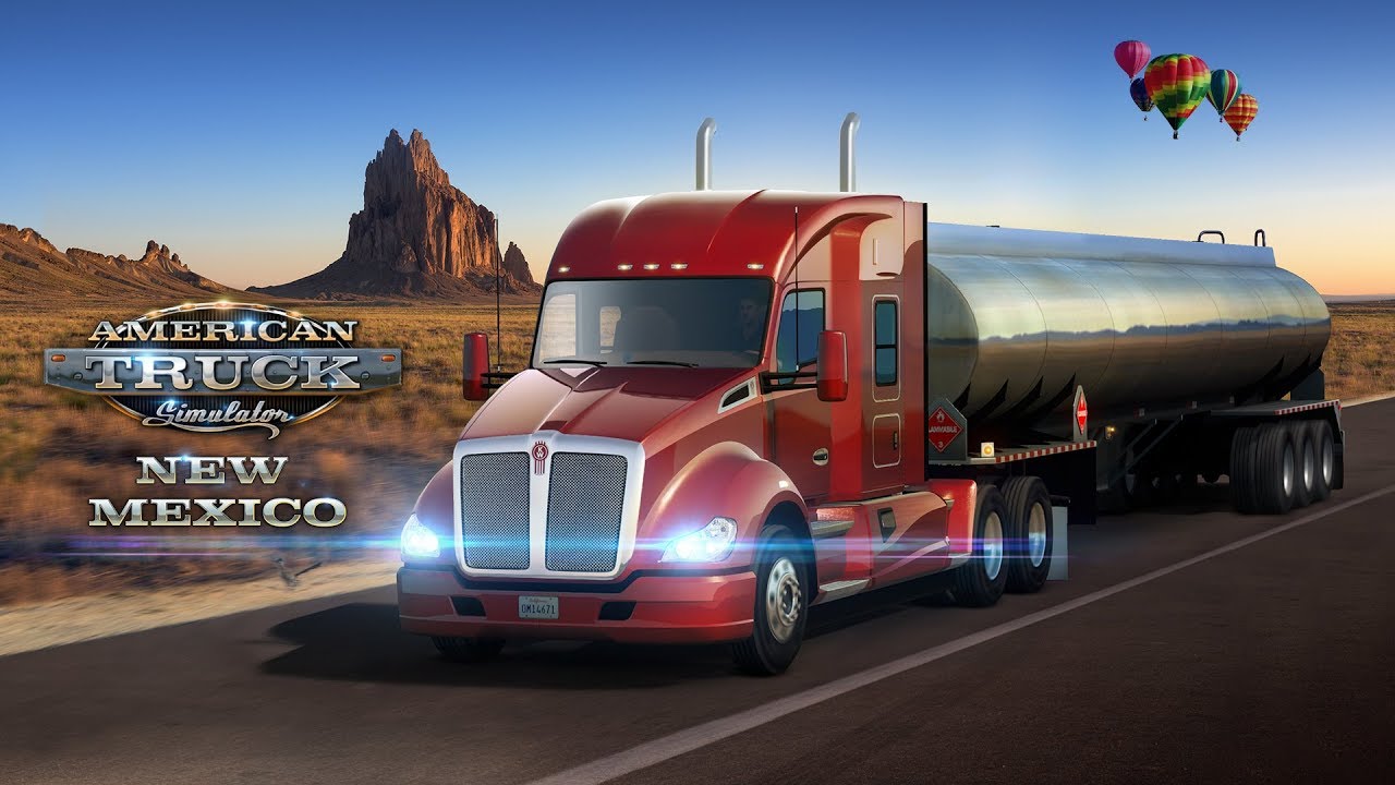 American Truck Simulator'ın harita genişlemesi New Mexico için tanıtım videosu