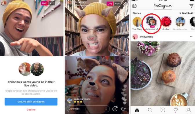 Instagram canlı yayınlarına yeni bir özellik eklendi