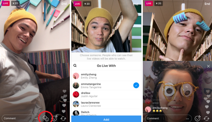Instagram canlı yayınlarına yeni bir özellik eklendi