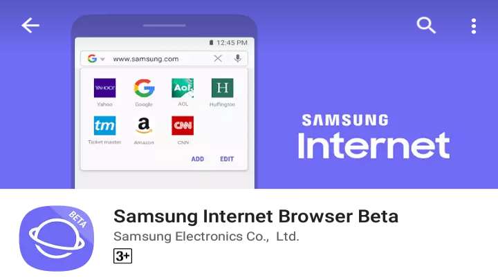 Samsung'un internet tarayıcısı artık tüm Android cihazlar için indirilebilecek