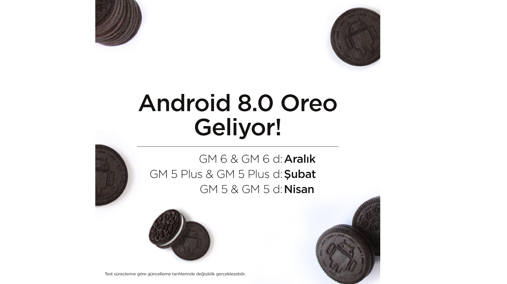 General Mobile'ın Android Oreo 8.0 güncelleme tarihi açıklandı