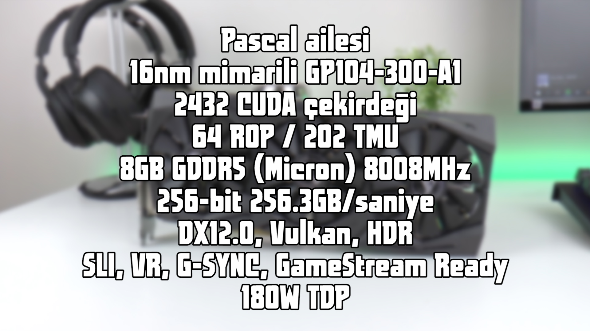 Asus GTX1070Ti Strix incelemesi 'Dengeler değişiyor mu, GTX1080'i geçiyor mu?'