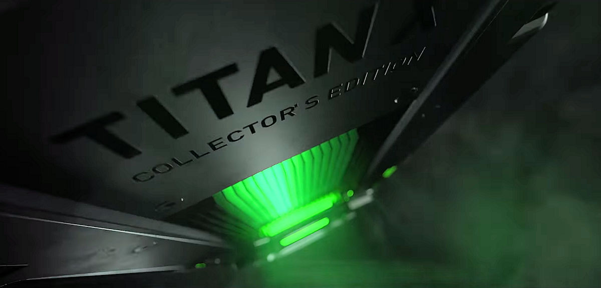 Nvidia RGB aydınlatmalı bir Titan modeli üzerinde çalışıyor