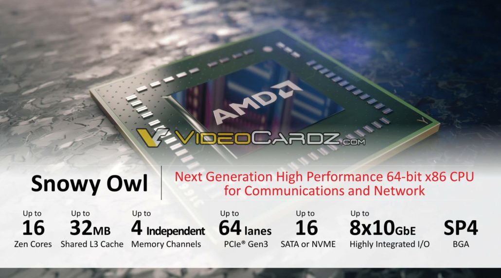 Entegre AMD EPYC serisi detaylanıyor