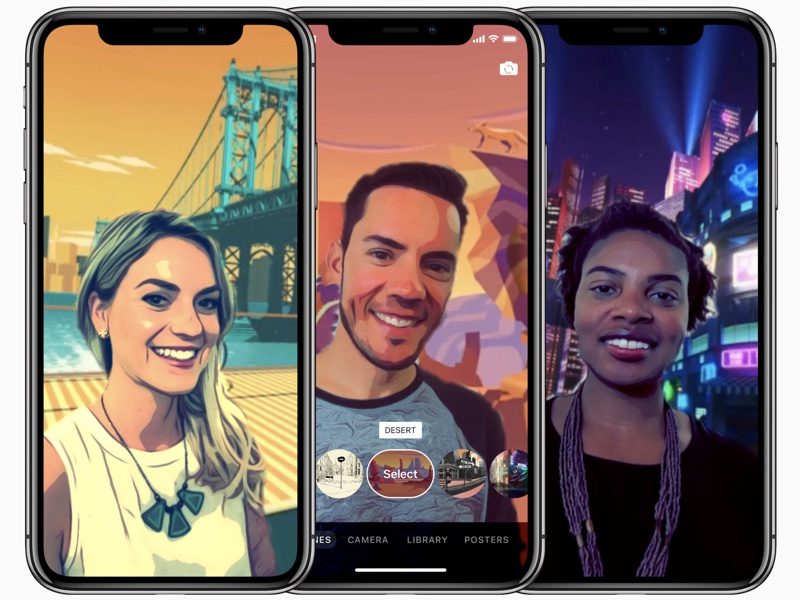 Apple'ın Clips uygulaması TrueDepth kamera desteğiyle güncellendi