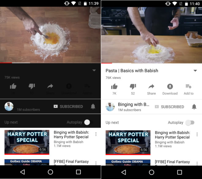 YouTube'un Android uygulamasında 'koyu mod' test ediliyor