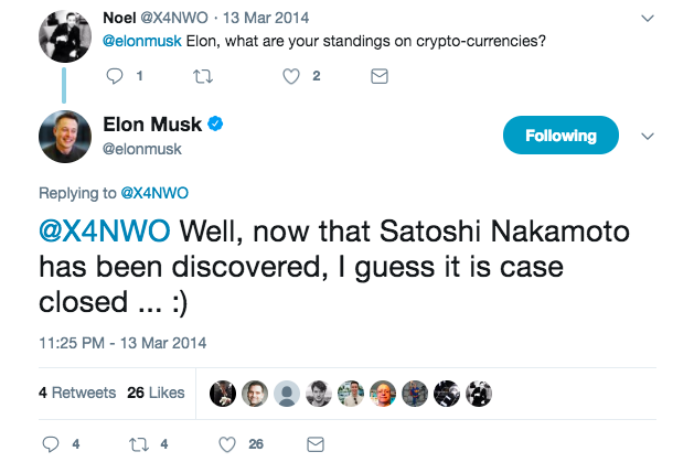 SpaceX'in eski çalışanından ilginç iddia: Elon Musk Bitcoin'in yaratıcısı olabilir [Güncelleme: Elon Musk iddiayı yalanladı]