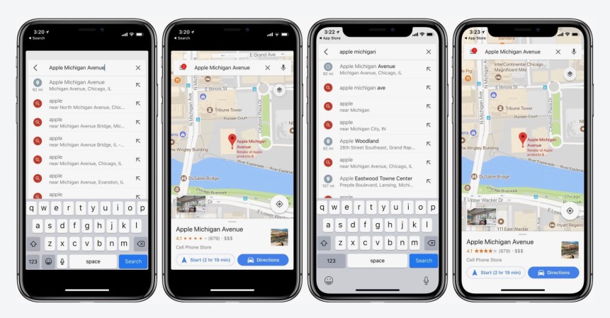 Google Haritalar artık iPhone X'un ekranını destekliyor