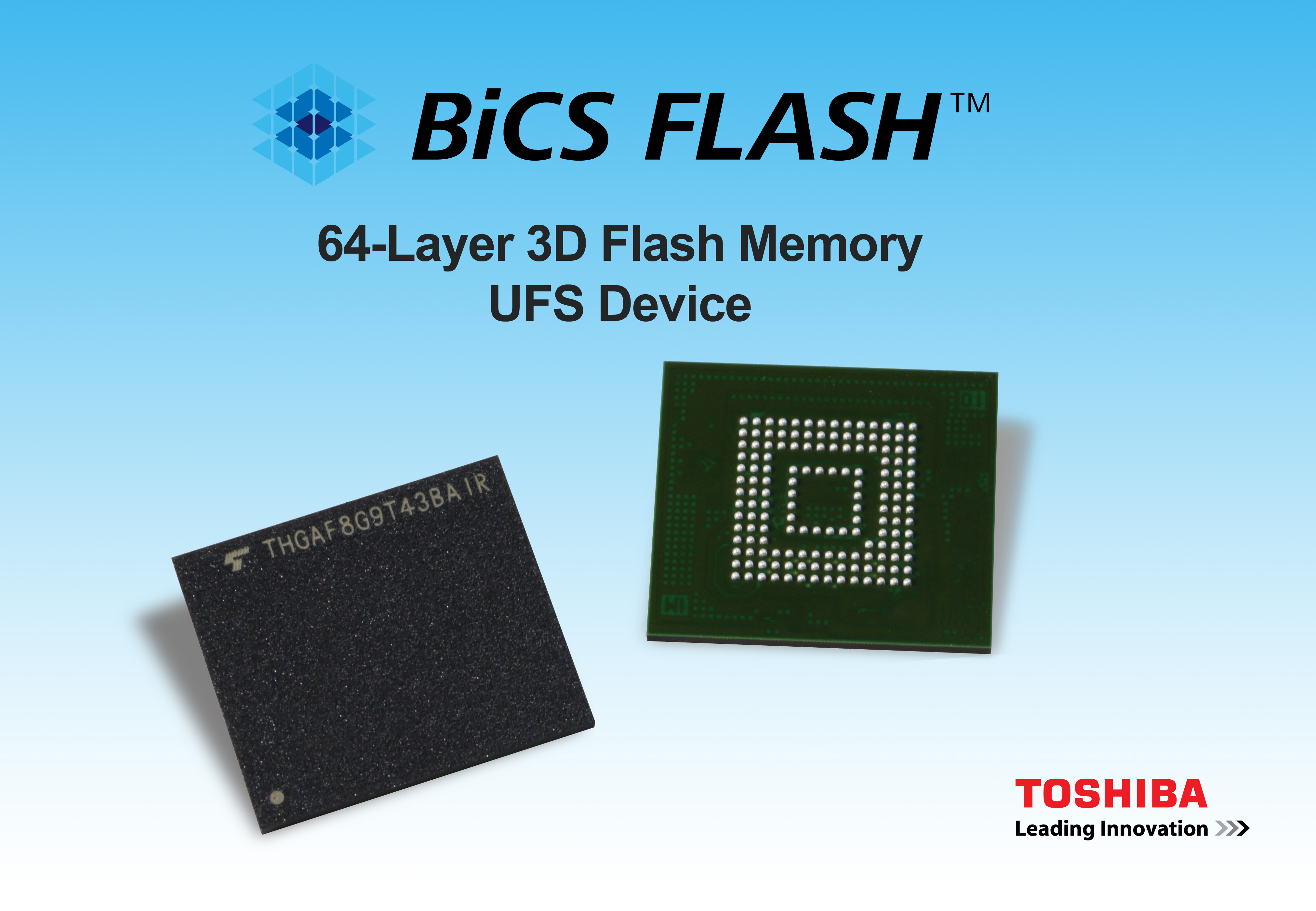 Toshiba, 64-katmanlı 3D UFS bellek geliştirdi
