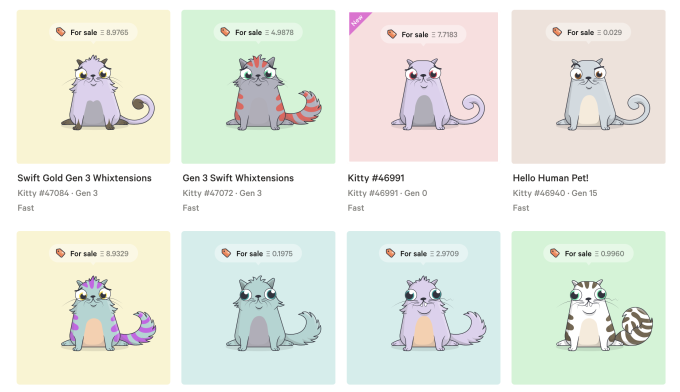 Ethereum tabanlı dijital kedi yetiştirme oyunu: CryptoKitties 