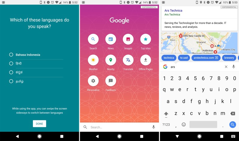 Ucuz telefonlar için Android sürümü: Android Oreo Go Edition