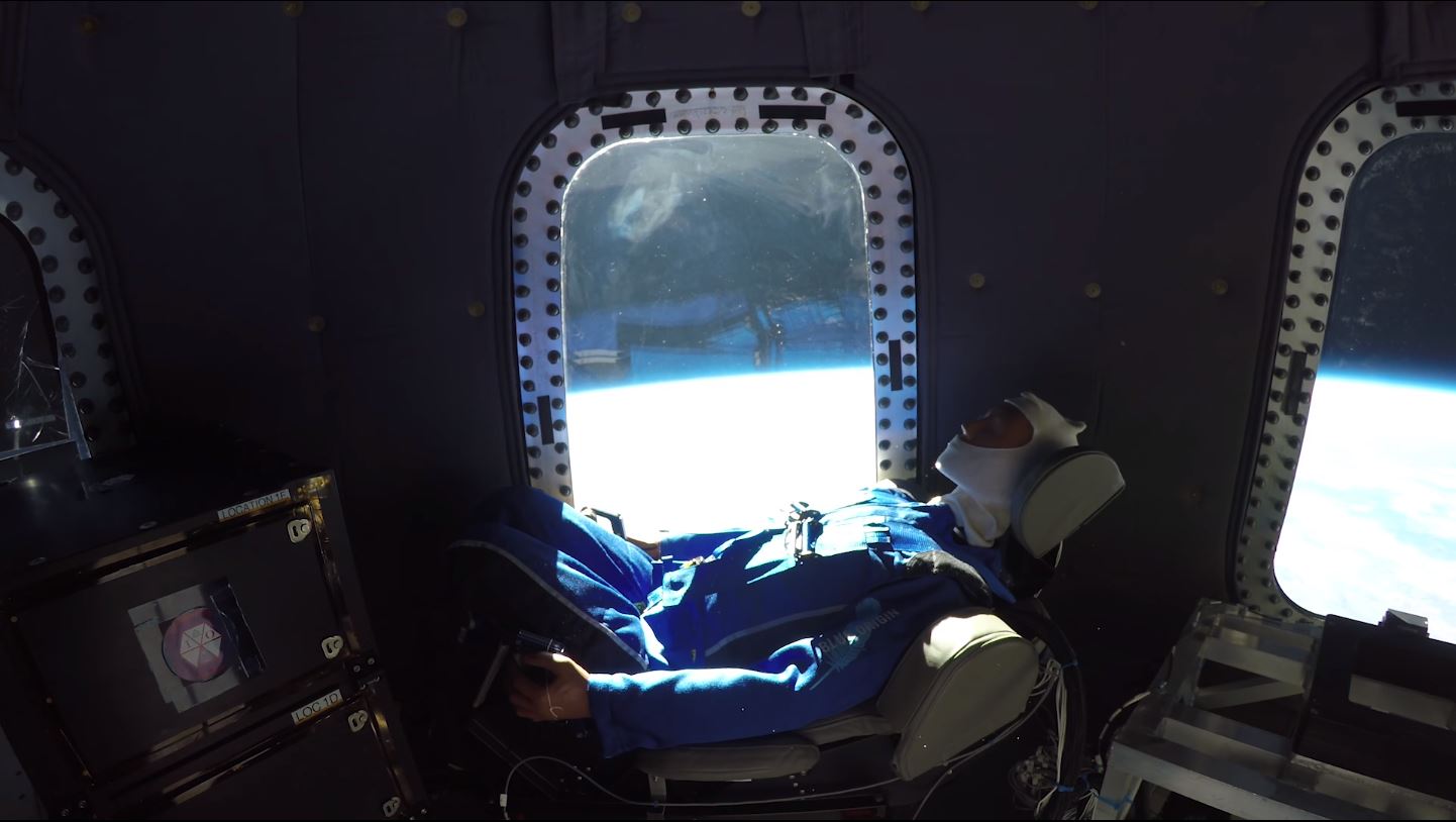 Uzay kapsülünün içinden muhteşem görüntüler: Blue Origin'in denemesine bir de böyle bakın