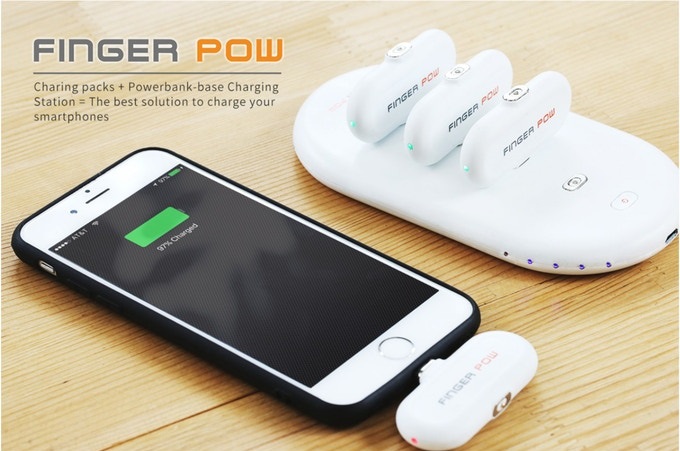 Finger Pow ile powerbank kullanımına yeni bir bakış açısı geliyor