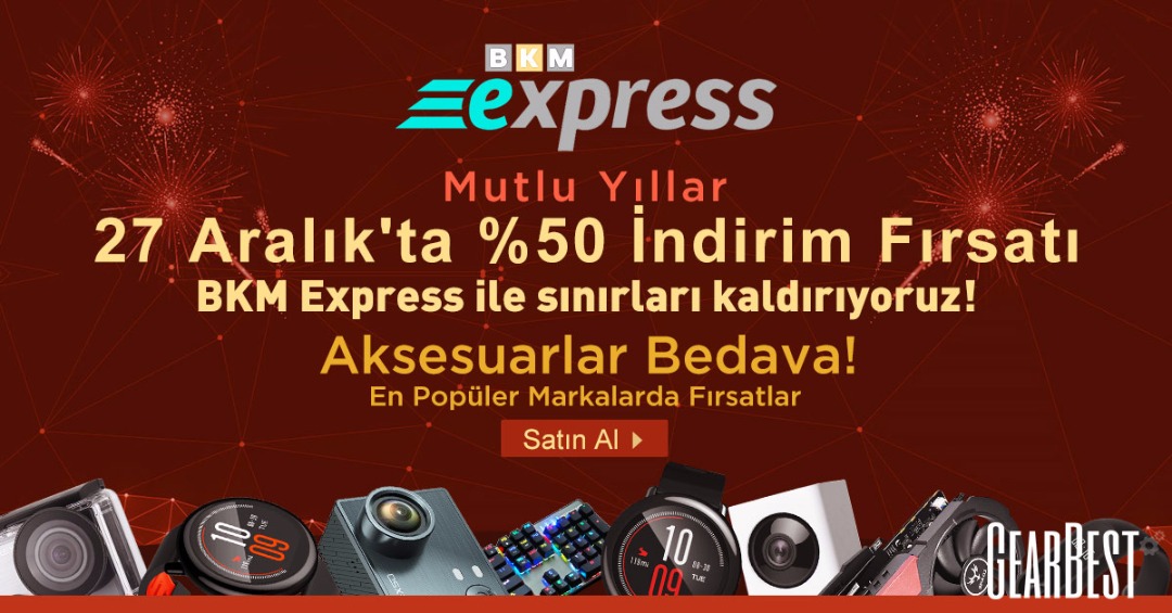 Gearbest Türkiye yılbaşı indirimleri başladı