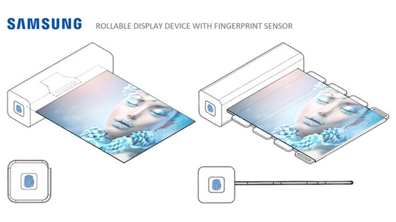 Samsung'un parmak izi sensörlü sarılabilir ekranının patenti ortaya çıktı