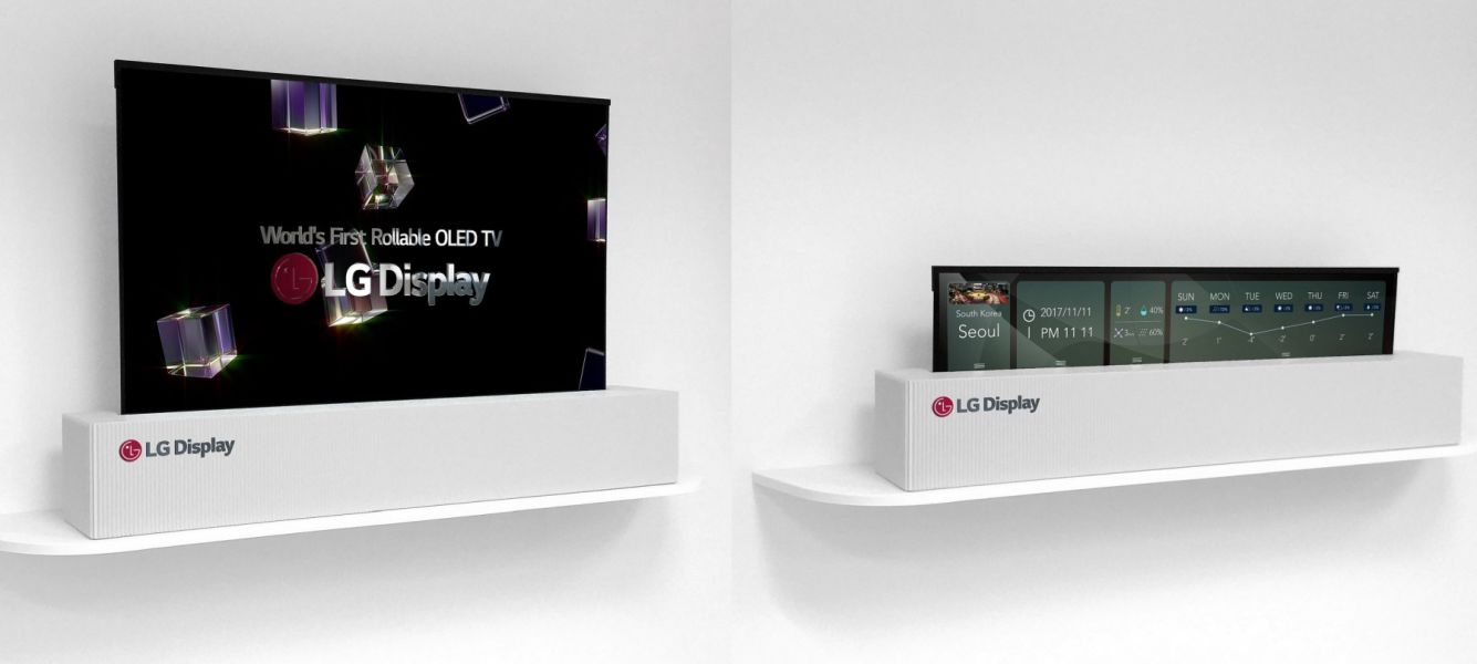 LG Display rulolanabilir OLED ekranını duyurdu